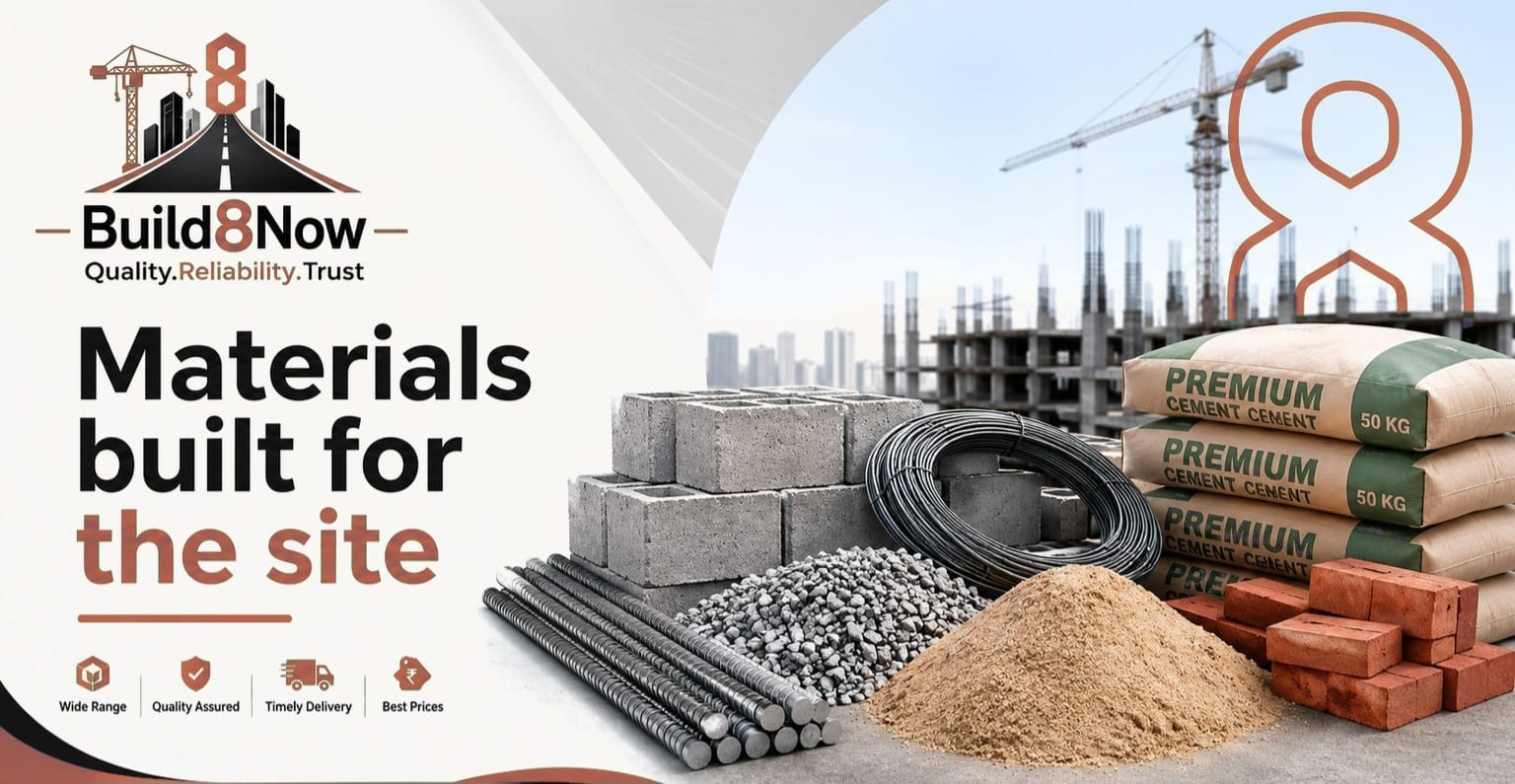 Materials built for the site